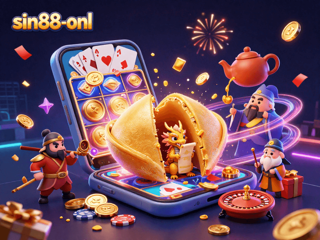 Engage with sin88-onl's captivating casino experience showcasing vibrant elements and unique gaming features.