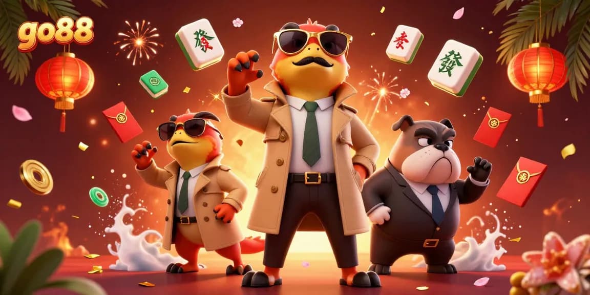 Experience thrilling go88 adventures with three clever raptors entering a VIP casino.
