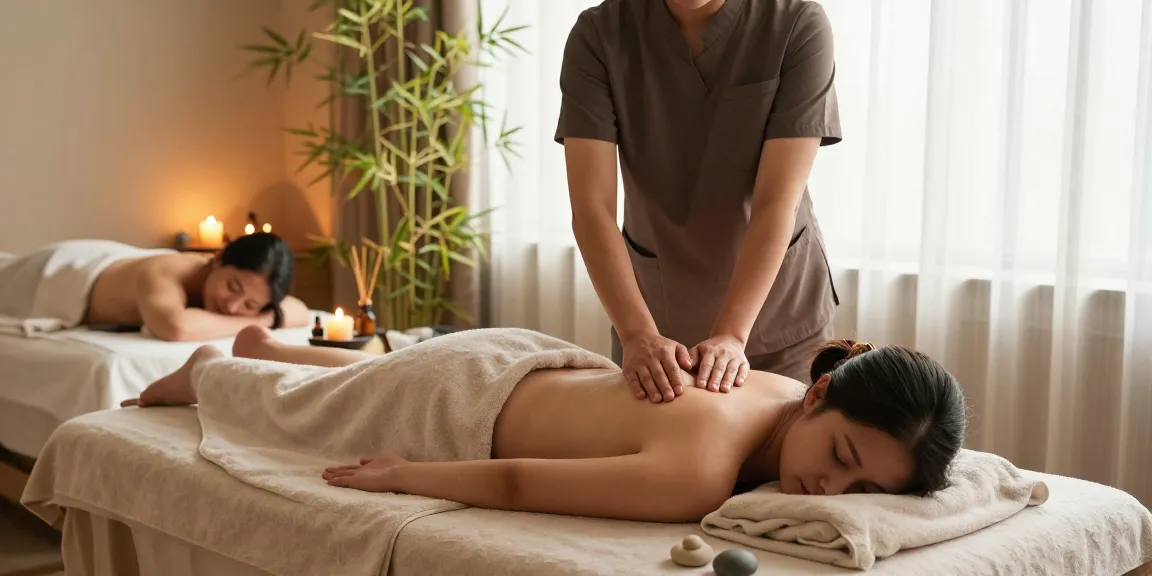 Experience a relaxing 동탄출장마사지 in a serene spa with essential oils and calming decor.