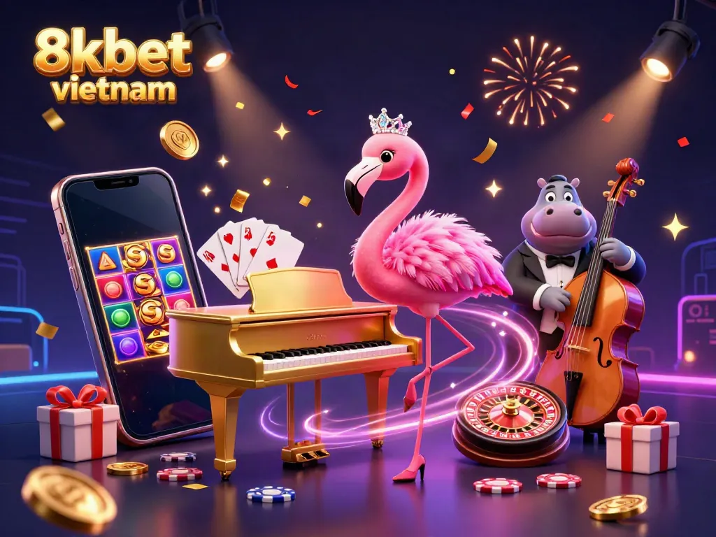 Play colorful slot games and win big with 8xbet vietnam in an energetic casino atmosphere.