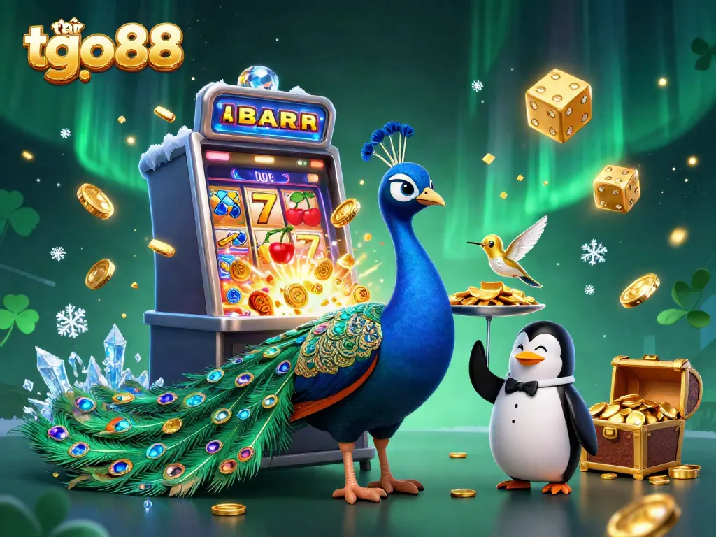 Win big with exciting slots at tải go88, showcasing vibrant characters and rich casino elements.